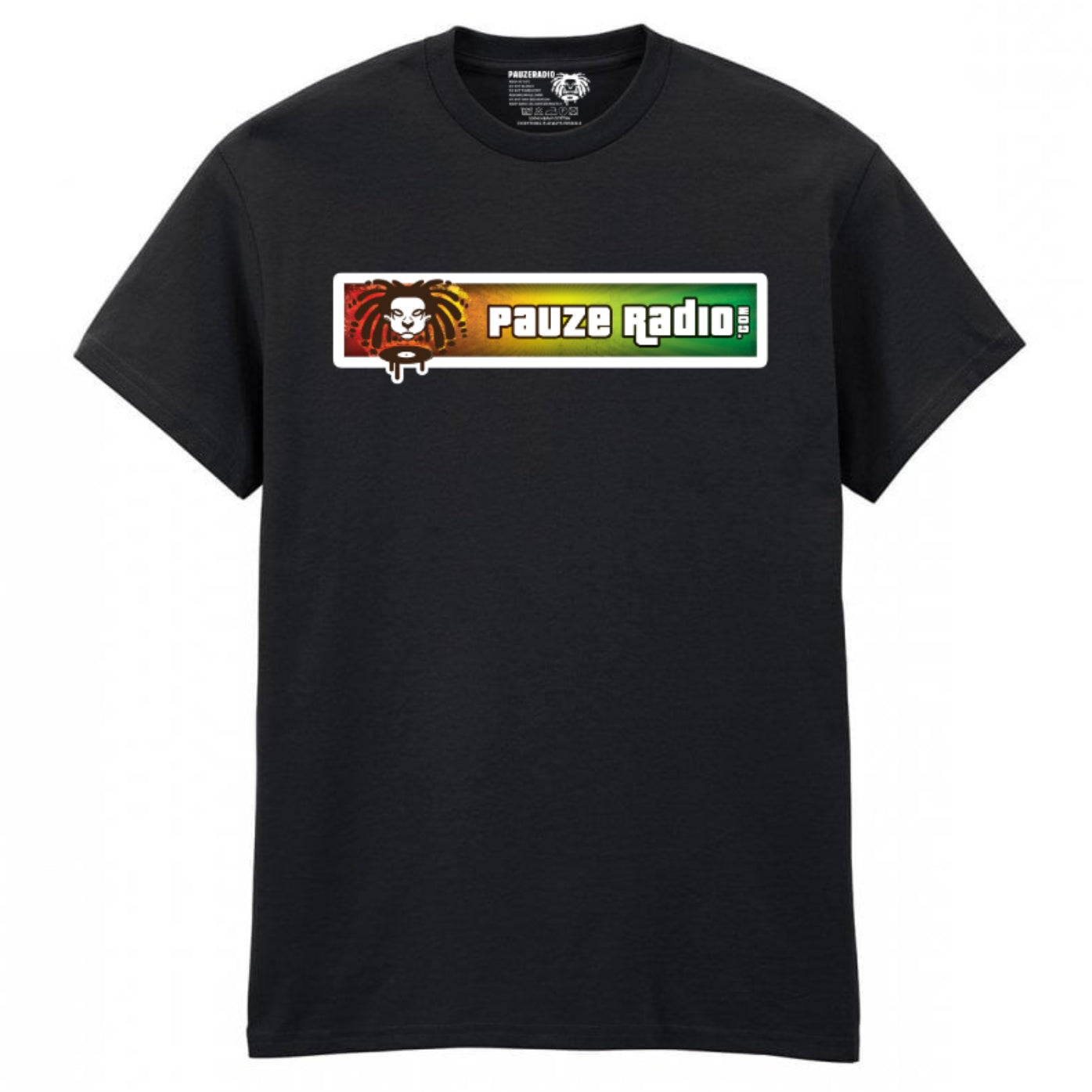 Pauzeradio Logo T-Shirt Black