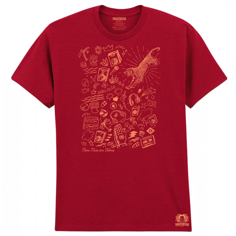 Analogue T-Shirt Antique Red