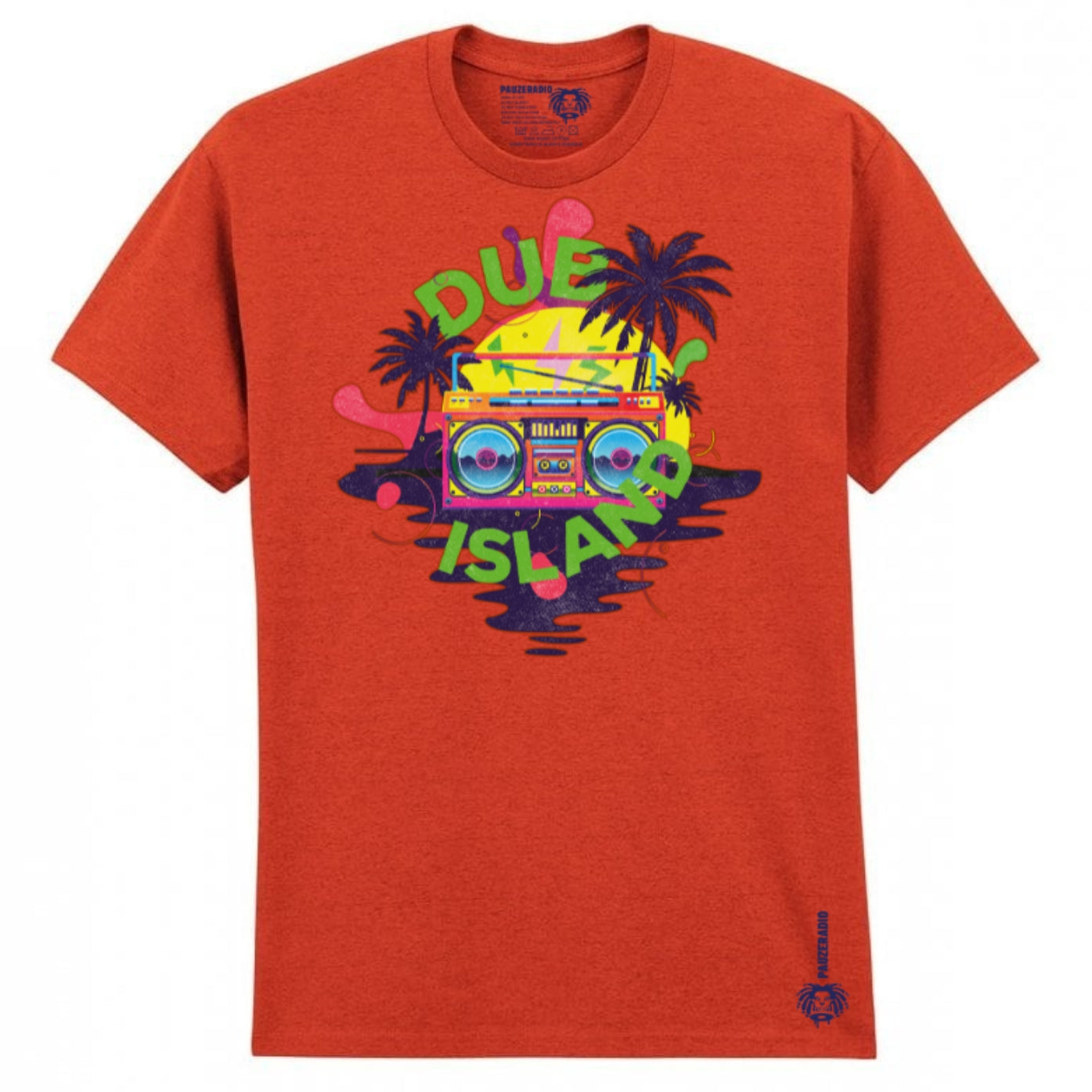 Dub Island T-Shirt Dubbed Orange