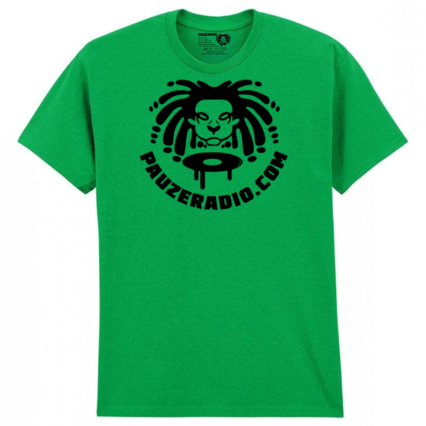 Pauzeradio Logo T-Shirt Green