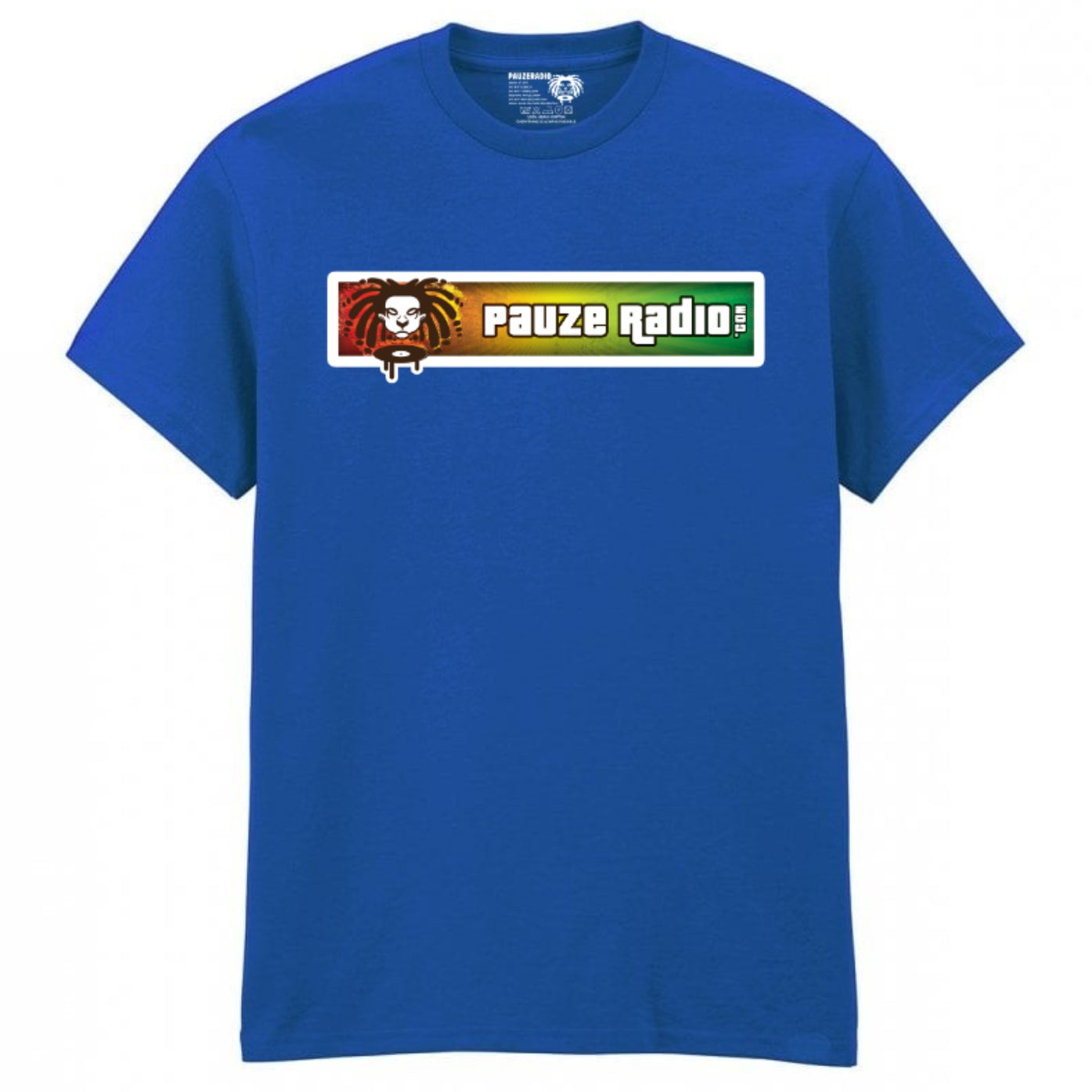 Pauzeradio Logo T-Shirt Royal Blue
