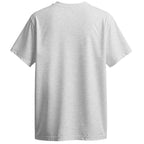 Grey t-shirt back on a white background