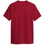 Red t-shirt on a white background