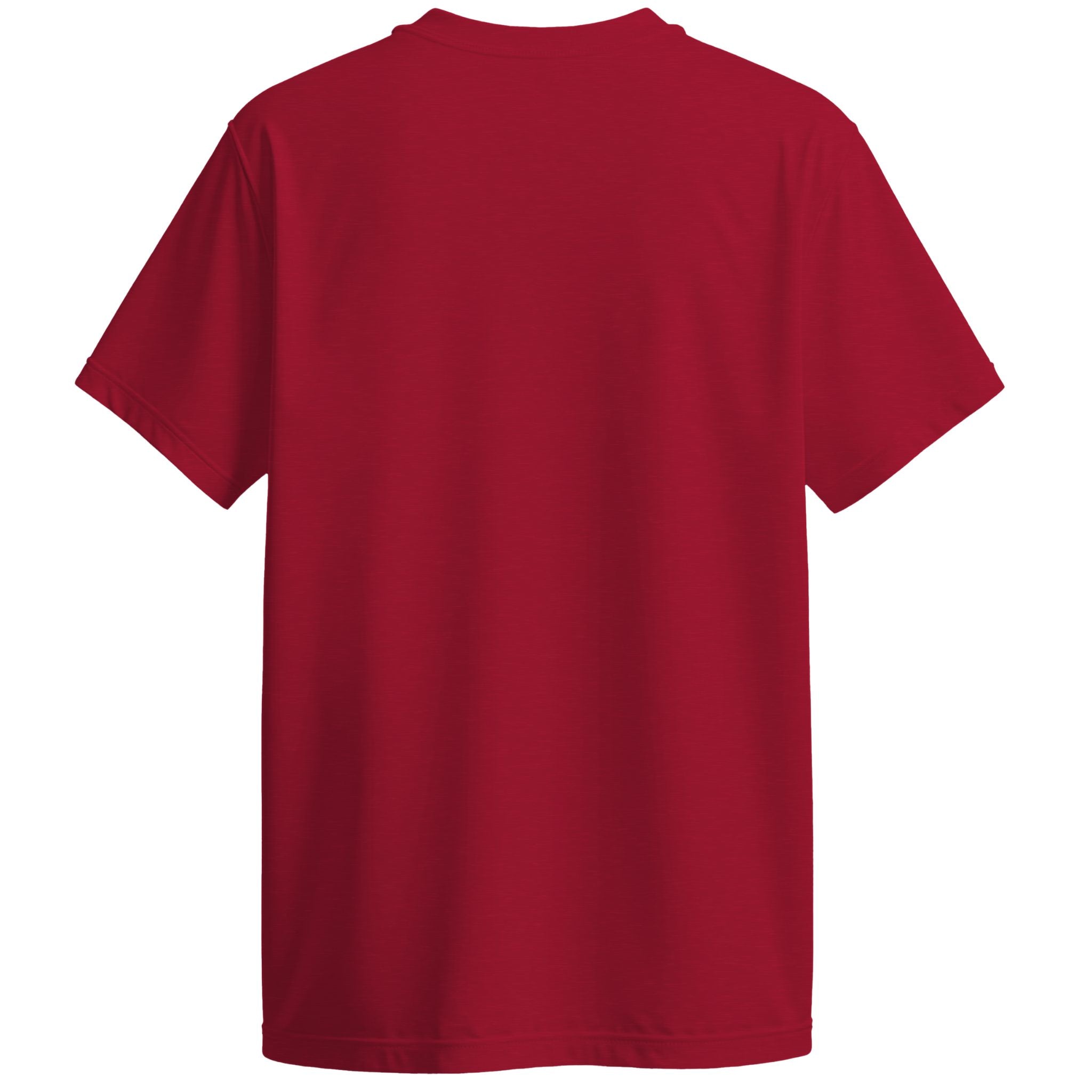 Red t-shirt on a white background
