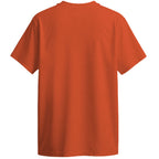 Orange t-shirt on a white background
