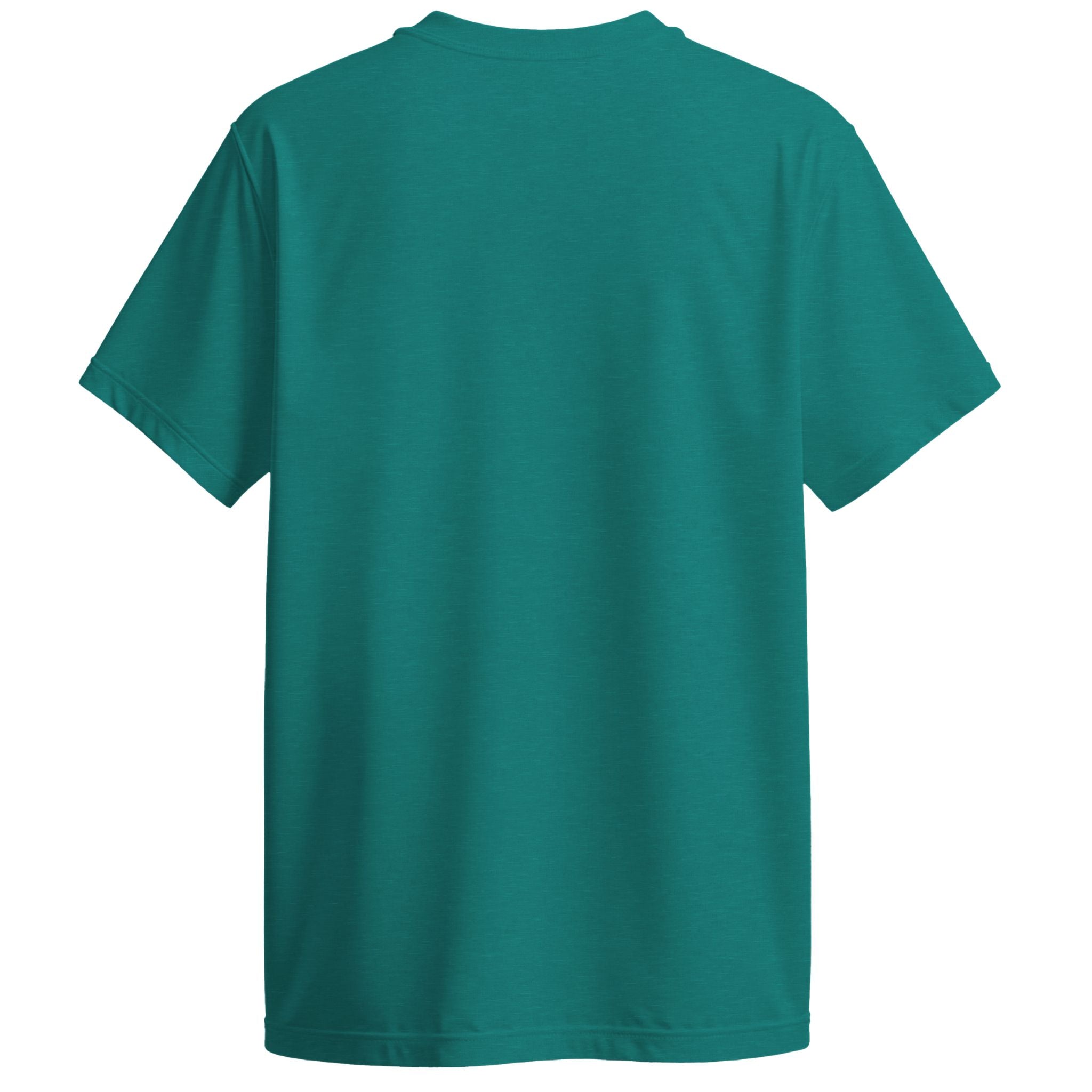 Jade t-shirt back on a white background