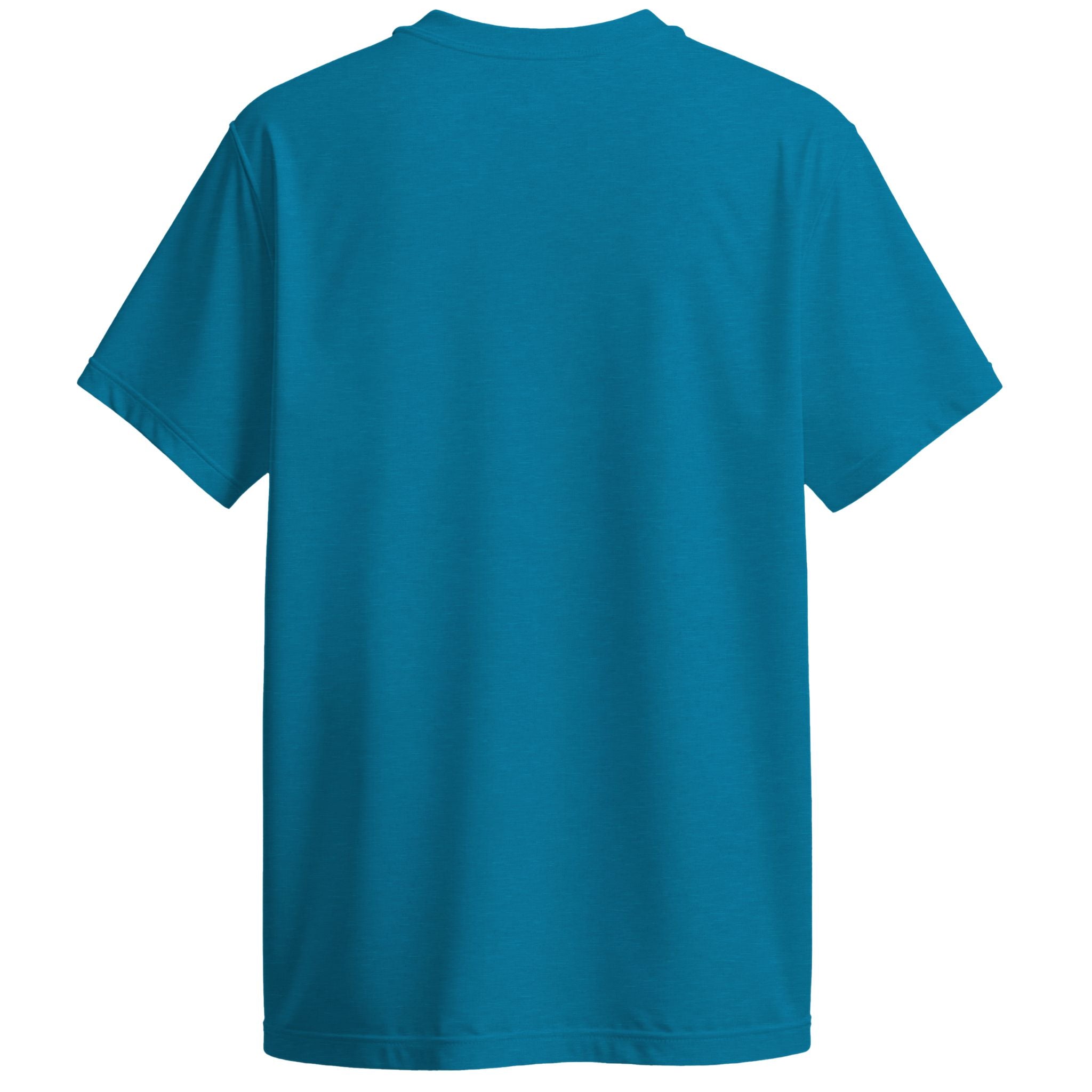 Blue t-shirt on a white background